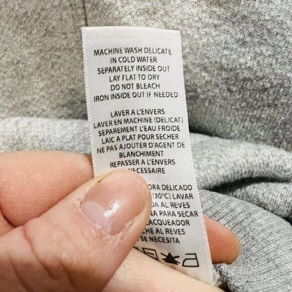 n:PHILANTHROPY Gray Long Sleeve Cold Shoulder maia Sweatshirt Size Small s - Picture 10 of 10